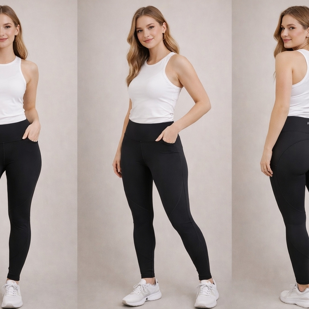 Sleek Black Leggings for Women